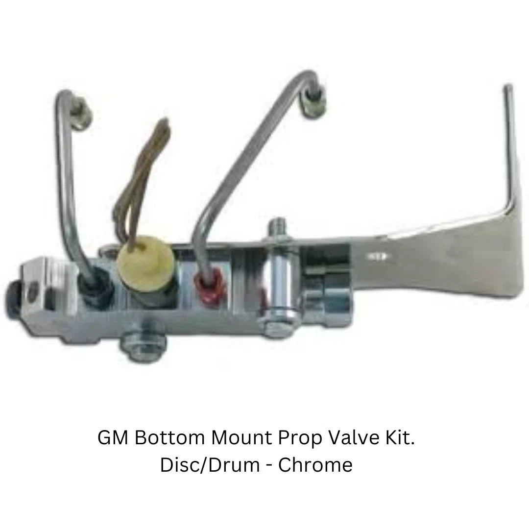 GM Bottom Mount Prop Valve Kit. Disc_Drum - Chrome PV2CK-2BM
